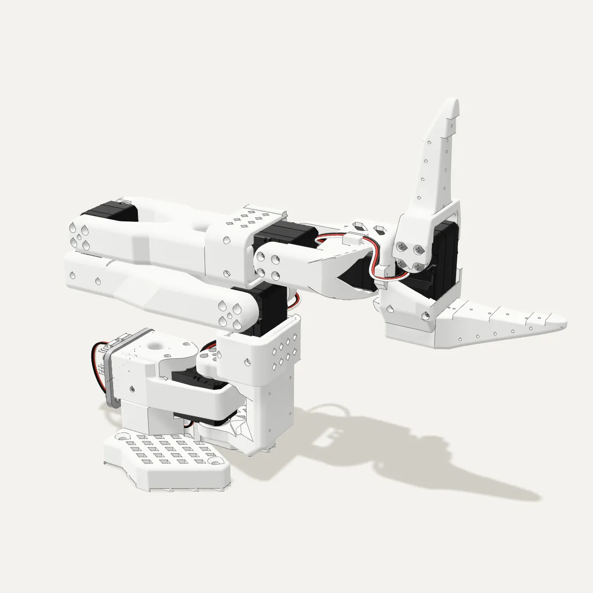 The SO-101 arm in a small frame of its own.